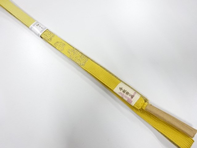 JAPANESE KIMONO / UNUSED KOREI HAND-TIED OBIJIME